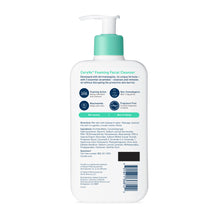 Load image into Gallery viewer, CeraVe® Foaming Facial Cleanser For Normal to Oily Skin 12fl. oz.