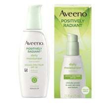 Load image into Gallery viewer, Aveeno® Positively Radiant® Daily Face Moisturizer With SPF 30 2.5fl. oz.