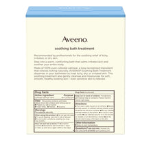 Cargar imagen en el visor de la galería, Aveeno® Soothing Oatmeal Bath Treatment 8 Packets