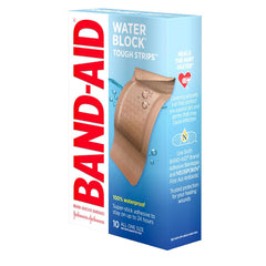BAND-AID® Water Block Tough Strips