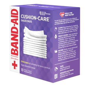 BAND-AID® Cushion-Care Gauze Pads