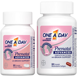 ONE A DAY® Prenatal Advanced Complete Multivitamin 30 Softgels & 30 Tablets
