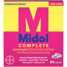 Cargar imagen en el visor de la galería, Midol® Complete Menstrual Pain Relief Caplets 24ct.