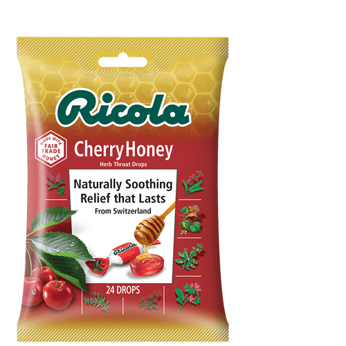Ricola Cherry Honey Cough Drops 24ct