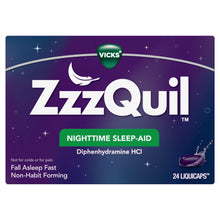 Load image into Gallery viewer, ZzzQuil® Nighttime Sleep-Aid LiquiCaps 24ct.