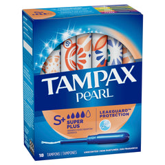 Tampax® Pearl Super Plus Absorbency Tampons 18ct