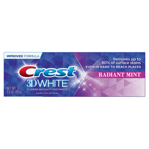 Crest® 3D White® Radiant Mint Flavor Whitening Toothpaste 5.0 oz.