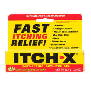 Itch-X Fast-Acting Anti-Itch Gel 1.25 Oz