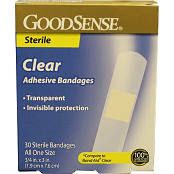 GoodSense® Clear Bandages 30ct