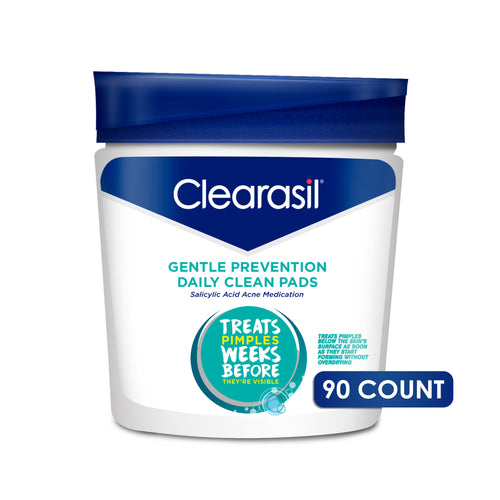 Clearasil® Gentle Prevention Daily Clean Pads 90ct