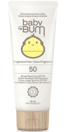 Sun Bum® Baby Bum® Mineral SPF 50 Sunscreen Lotion-Fragrance Free 3oz.