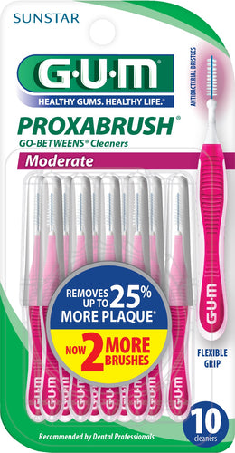 GUM® Proxabrush® Go-Betweens® Moderate Cleaners 10ct