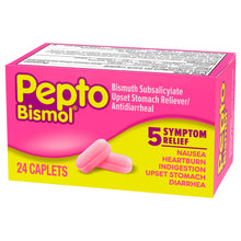 Load image into Gallery viewer, Pepto-Bismol® Upset Stomach Reliever Caplets 24ct.