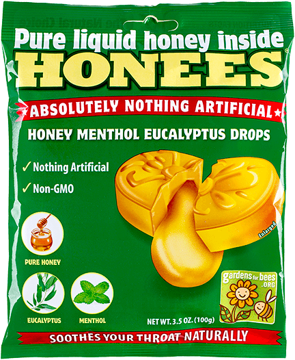 Honee's® Honey Menthol Eucalyptus Drops 20ct