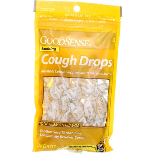 GoodSense® Honey Lemon Cough Drops 30ct