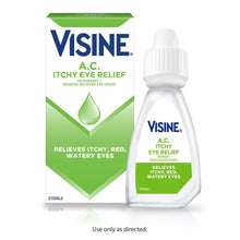 Load image into Gallery viewer, VISINE® AC® Itchy Eye Relief Eye Drops 15ml.