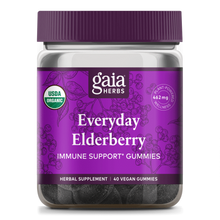 Load image into Gallery viewer, Gaia® Herbs Everyday Elderberry Immune Support Gummies