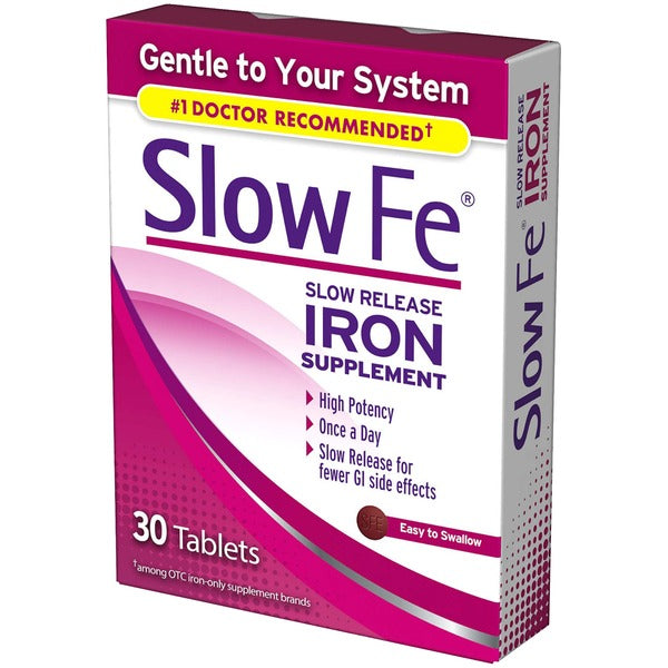 Slow Fe® Slow Release Iron Supplement 30 Tablets