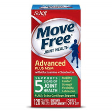Load image into Gallery viewer, Schiff Move Free joint Health Advanced Plus MSM Tablets