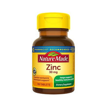 Cargar imagen en el visor de la galería, Nature Made® Zinc Tablets 30mg