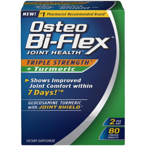 Osteo Bi-Flex Tumeric Joint Health Dietary Supplement Tablets