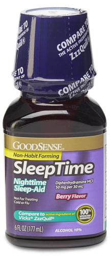 GoodSense® SleepTime Nighttime Sleep-Aid Berry Liquid 6fl. oz.
