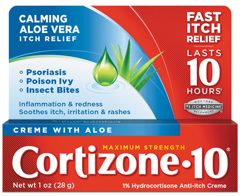 Cortizone 10® Maximum Strength Cream with Aloe 1oz