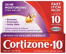 Cargar imagen en el visor de la galería, Cortizone 10® Intensive Healing Anti-Itch Cream 1oz