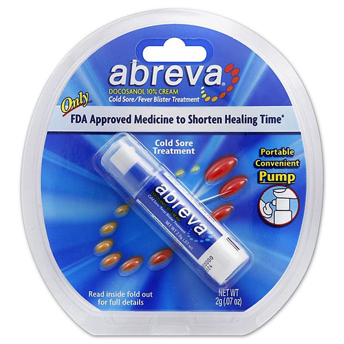 Abreva Cold Sore/Fever Blister Treatment Cream 2g.