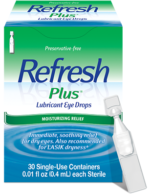 Refresh® Plus® Preservative Free Lubricant Eye Drops