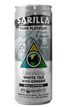 Sarilla Pure Platinum (formerly Silverback Carbonated Tea® Pure Platinum) Can 12fl. oz.