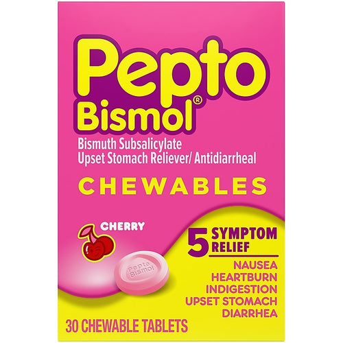 Pepto-Bismol® Upset Stomach Reliever Chewable Tablets 30ct.