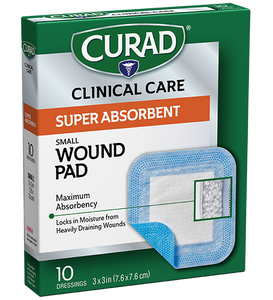 Curad® Super Absorbent Wound Pads
