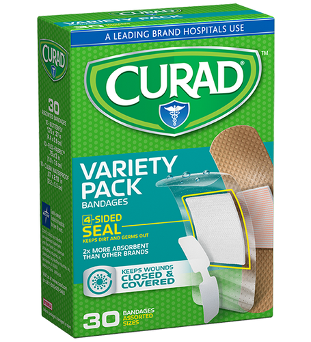 Curad® Bandage Variety Pack 30ct