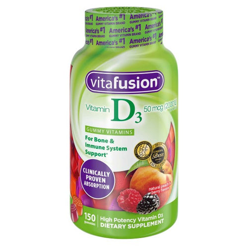Vitafusion 50 mcg Vitamin D3 Gummies
