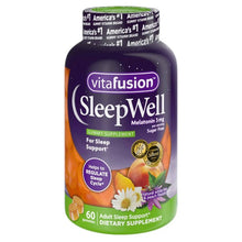 Load image into Gallery viewer, Vitafusion SleepWell 3mg Melatonin Gummies